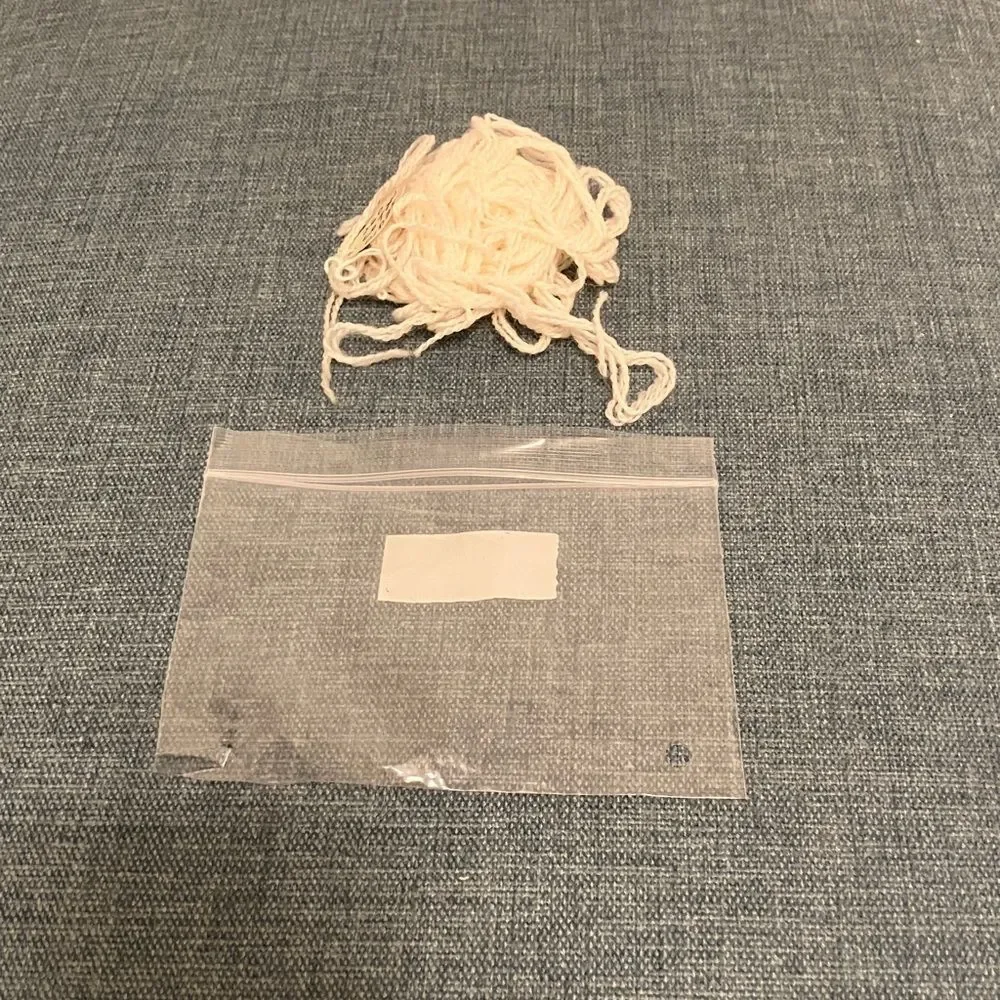 White Needlepoint Thread Yarn